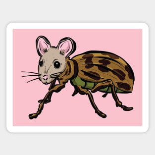 Cockamouse Weevil Mouse Mashup Cartoon Character Magnet